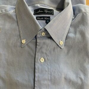 Men's Blue Dress Shirt button up